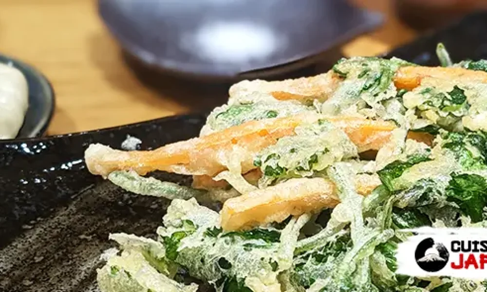 Recette japonaise kakiage, tempura de légumes • Cuisine Japon
