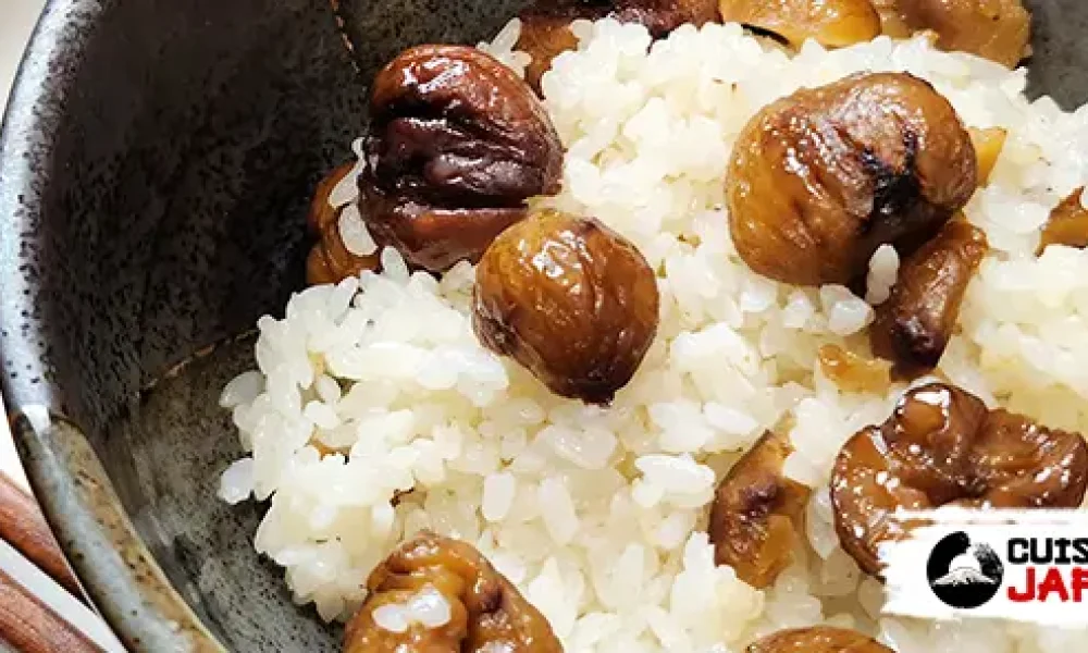 Recette japonaise Kuri Gohan, riz japonais à la châtaigne 🌰 • Cuisine Japon