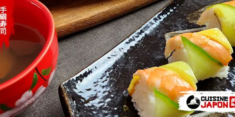 Recette japonaise tazuna sushi 手綱寿司, sushi tricolore • Cuisine Japon