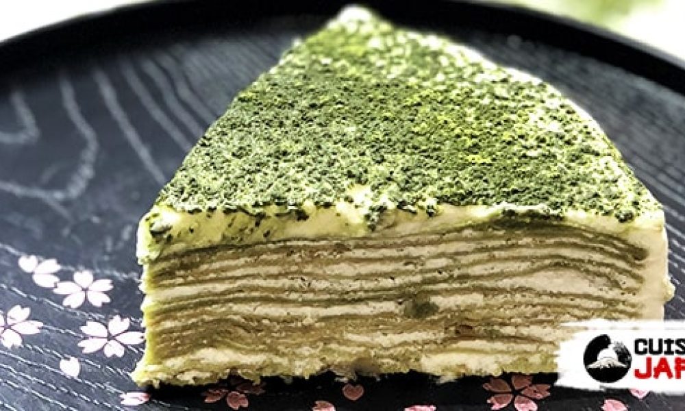 Recette gâteau mille crêpes matcha • Cuisine Japon