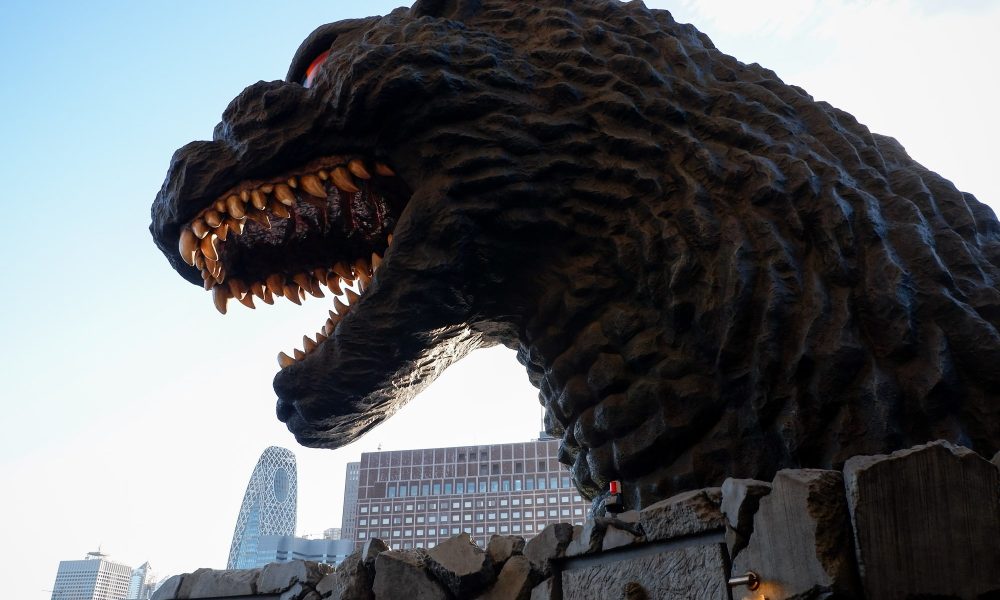 Statue de la tête de Godzilla – Le nouvel emblème populaire de Shinjuku