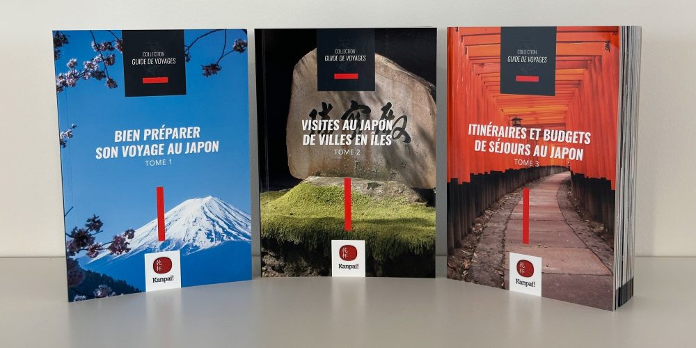 Les 3 eBooks Kanpai de "Voyage au Japon" deviennent des livres papier ! – 📖 La mise à jour 2022 se mue en collection physique