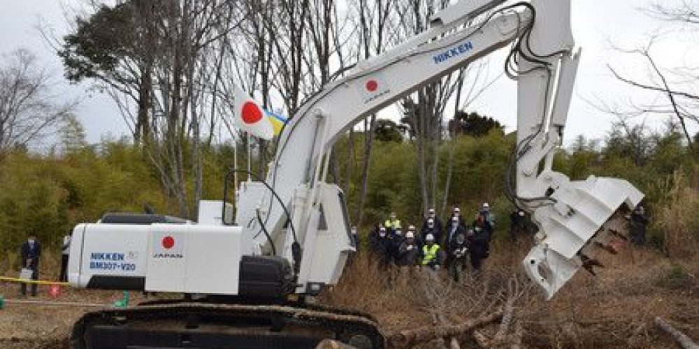 Des officiels ukrainiens au Japon pour demander des équipements de déminage