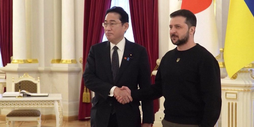 Première visite du dirigeant japonais en Ukraine, pour assurer le soutien indéfectible de la communauté internationale