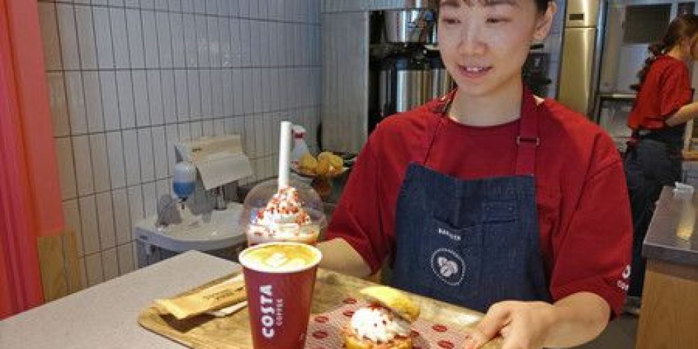 Le tout premier Costa Coffee a ouvert au Japon