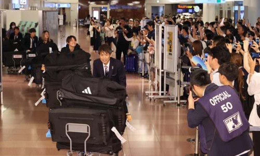 Vaincue en quarts de finale du Mondial féminin, l’équipe japonaise est rentrée au pays