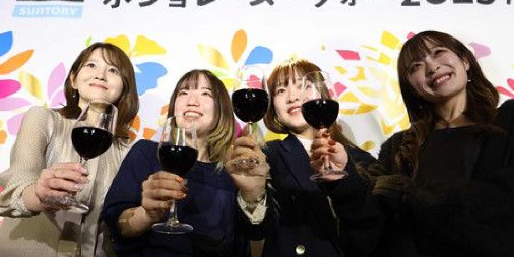 L’arrivée du Beaujolais nouveau est célébrée au Japon