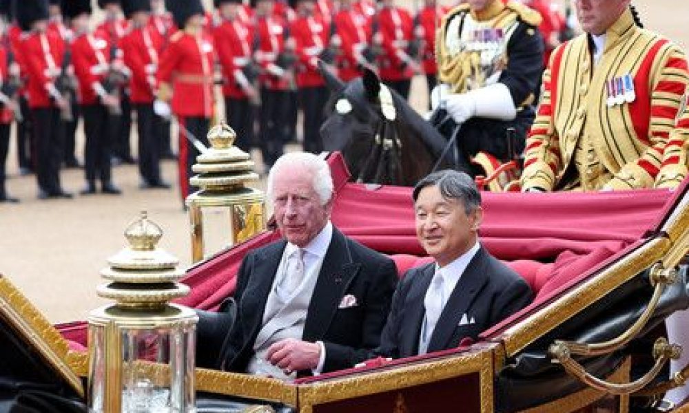 Une cérémonie d’accueil à Londres en l’honneur de l’empereur Naruhito