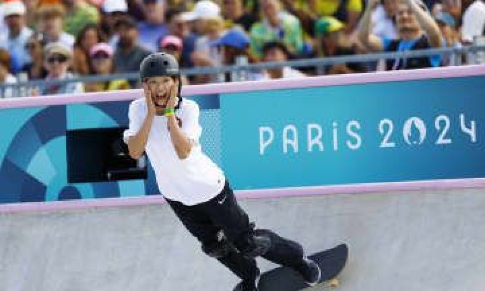 Paris 2024 en photos : deux médailles japonaises au skateboard pour deux filles de 14 et 15 ans