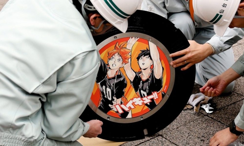 [Vidéo] Des plaques d’égout « Haikyû!! » ont été installées à Sendai