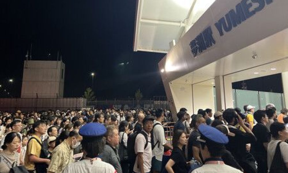 Expo universelle d’Osaka : une panne électrique dans le métro oblige des visiteurs à passer la nuit sur place